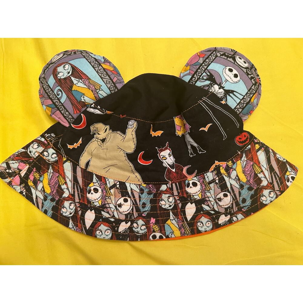 NWOT Disney Nightmare Before Christmas Mickey Mouse Kids Bucket Hat